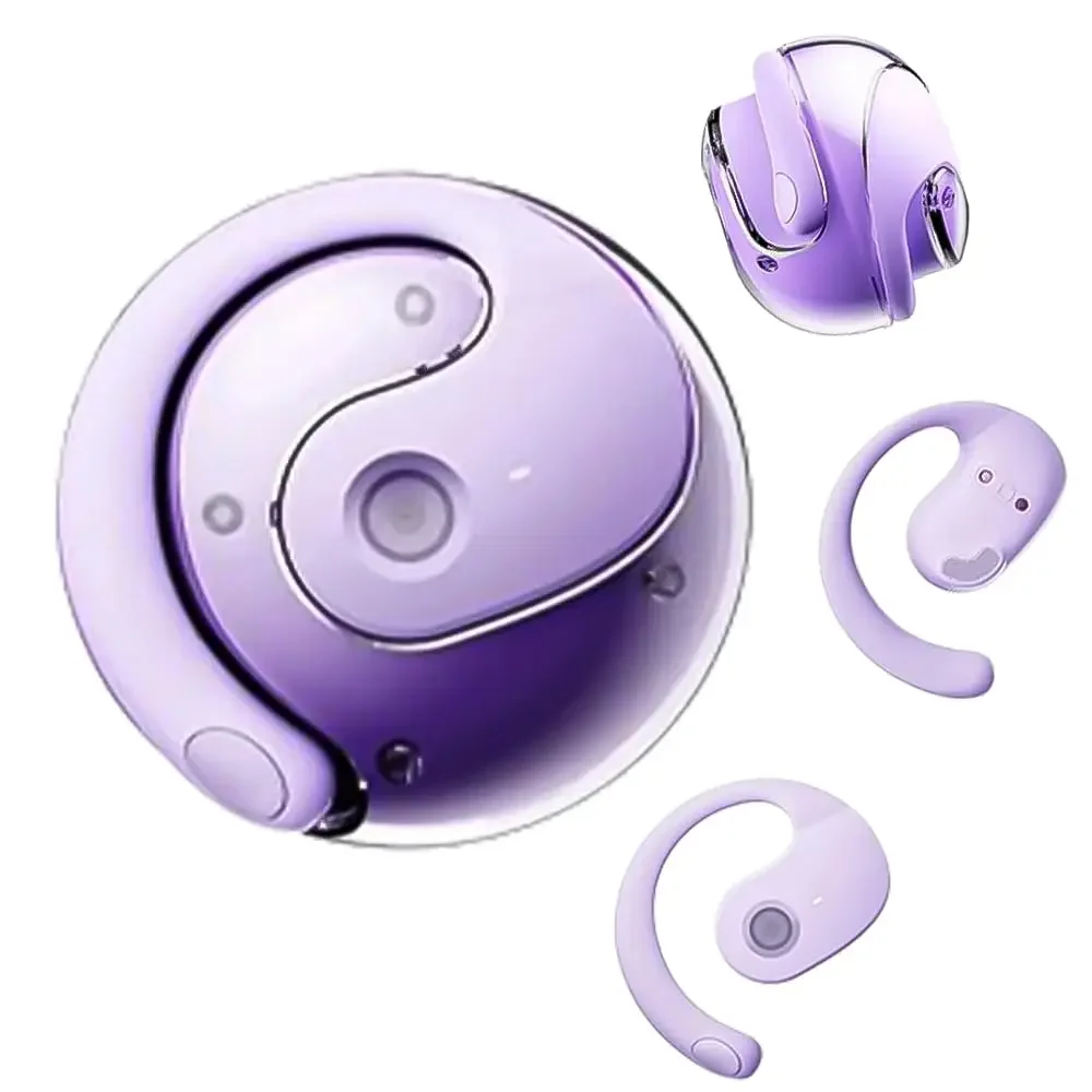 Bluetooth headset Wireless earbuds running headphones 3D holographic stereo Bluetooth for sports running exercises (purple)
Bluetooth headset Wireless earbuds running headphones 3D holographic stereo Bluetooth for sports running exercises (purple)