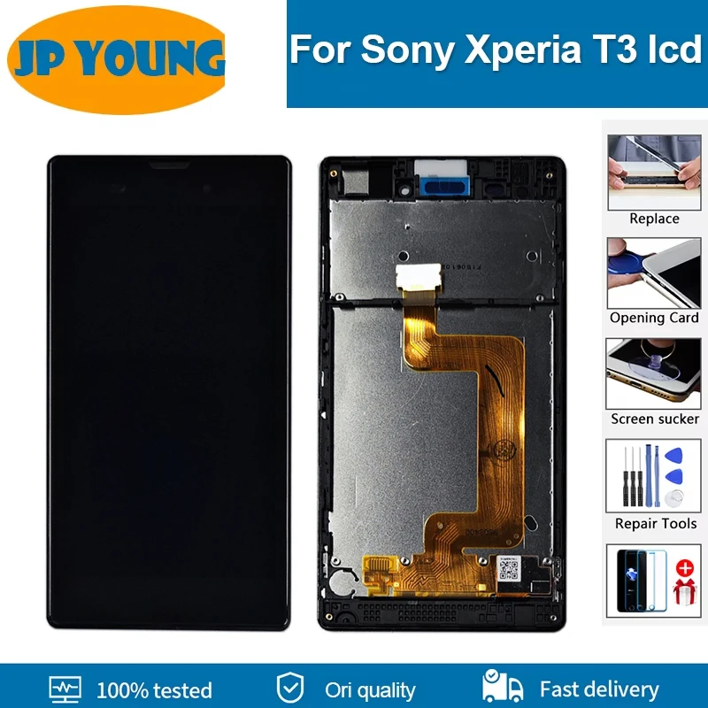 5,3 "оригинальный ЖК-дисплей для Sony Xperia T3 M50W D5103, дигитайзер сенсорного экрана в сборе для Sony T3, сменный аксессуар для ЖК-дисплея
5,3 "оригинальный ЖК-дисплей для Sony Xperia T3 M50W D5103, дигитайзер сенсорного экрана в сборе для Sony T3, сменный аксессуар для ЖК-дисплея