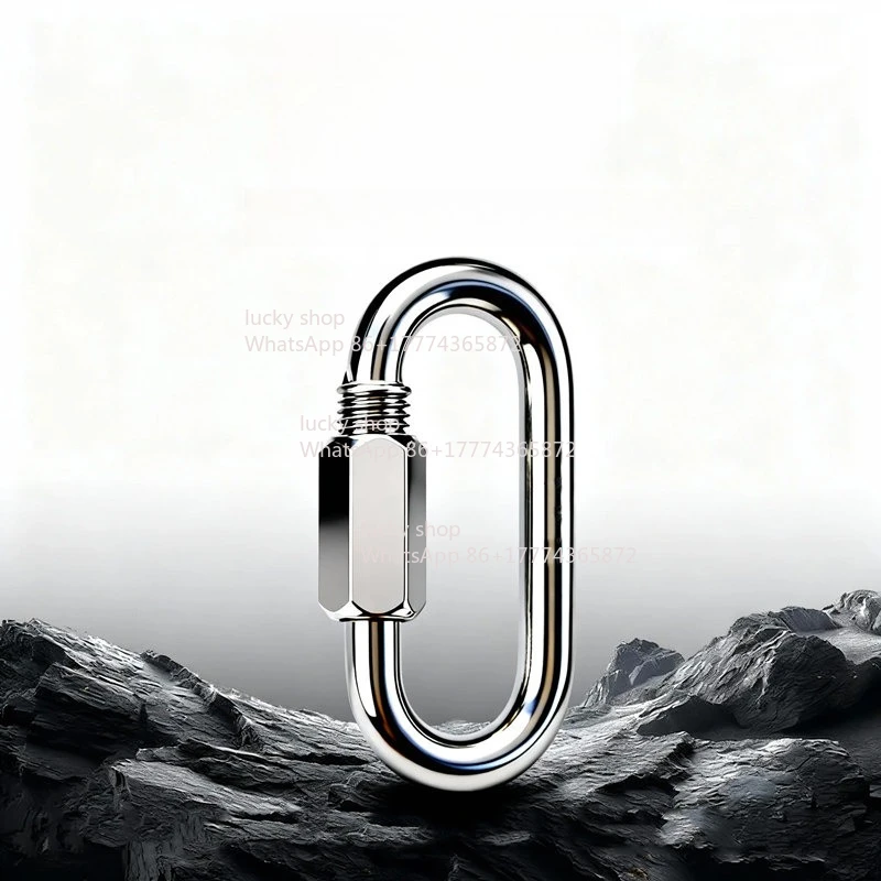 Safety Buckle Mountaineering Buckle Quick Connection Ring Main Lock Climbing Buckle Connector
Safety Buckle Mountaineering Buckle Quick Connection Ring Main Lock Climbing Buckle Connector