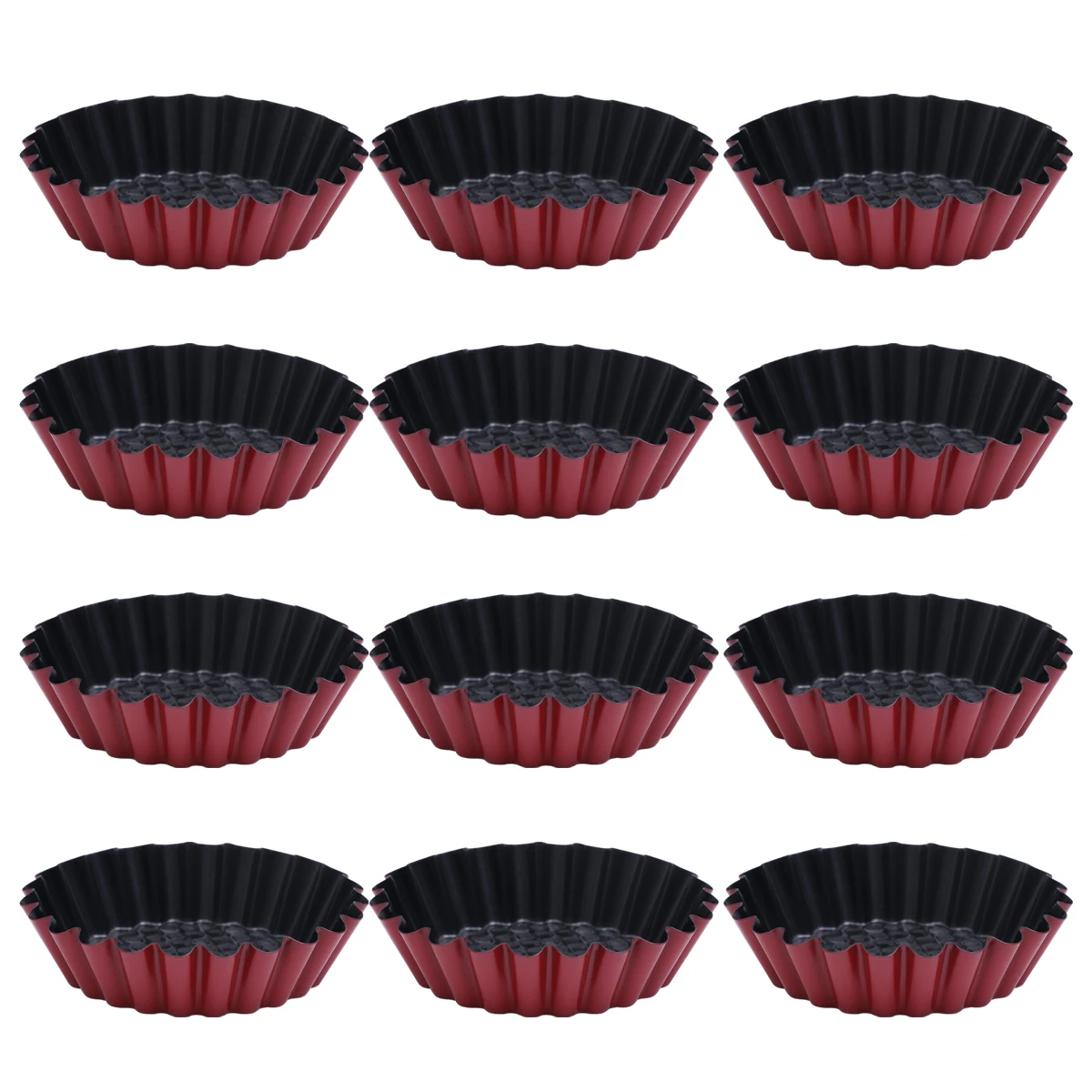12 Pcs Egg Tart Mold Baking Supplies Tool DIY Cookie Stencils Flower Shaped Non Stick Professional Use
12 Pcs Egg Tart Mold Baking Supplies Tool DIY Cookie Stencils Flower Shaped Non Stick Professional Use