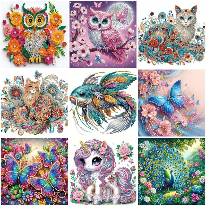 CHENISTORY Round Special Shape Diamond Painting Animal Diy 5d Diamond Painting Partial Rhinestone Painting Artistic Cross Stitch
CHENISTORY Round Special Shape Diamond Painting Animal Diy 5d Diamond Painting Partial Rhinestone Painting Artistic Cross Stitch