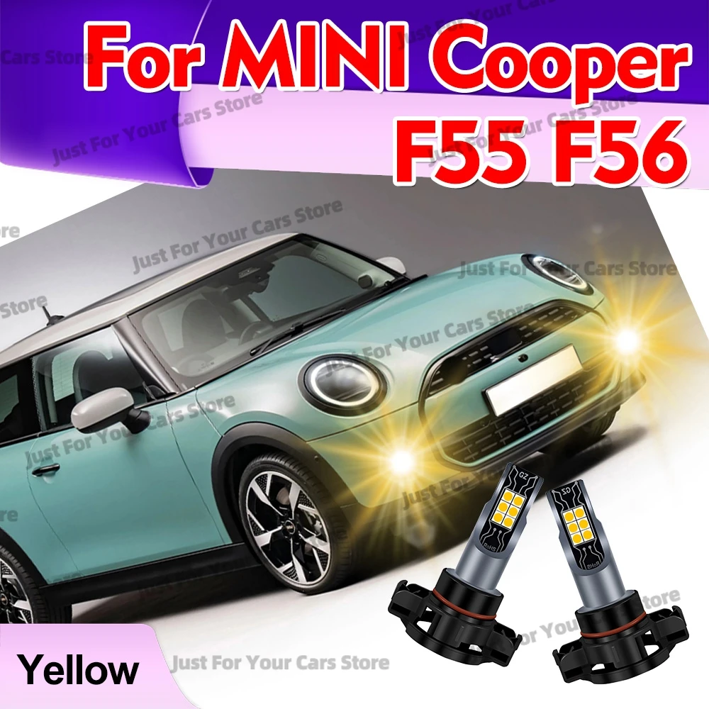 2Pcs Auto DRL Lamps 3000K Yellow Car Fog Bulbs 5201 5202 H16(EU) For MINI Cooper F55 F56 High PerFormence 360 Degree Day Lights
2Pcs Auto DRL Lamps 3000K Yellow Car Fog Bulbs 5201 5202 H16(EU) For MINI Cooper F55 F56 High PerFormence 360 Degree Day Lights