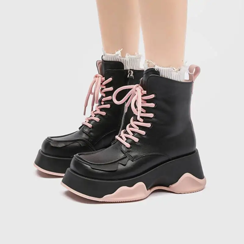 Women's Boots Platform Luxury Designer Shoes for Women Chunky Heel Chelsea Boots Fashion British Female Leather Ankle Boots
Women's Boots Platform Luxury Designer Shoes for Women Chunky Heel Chelsea Boots Fashion British Female Leather Ankle Boots
