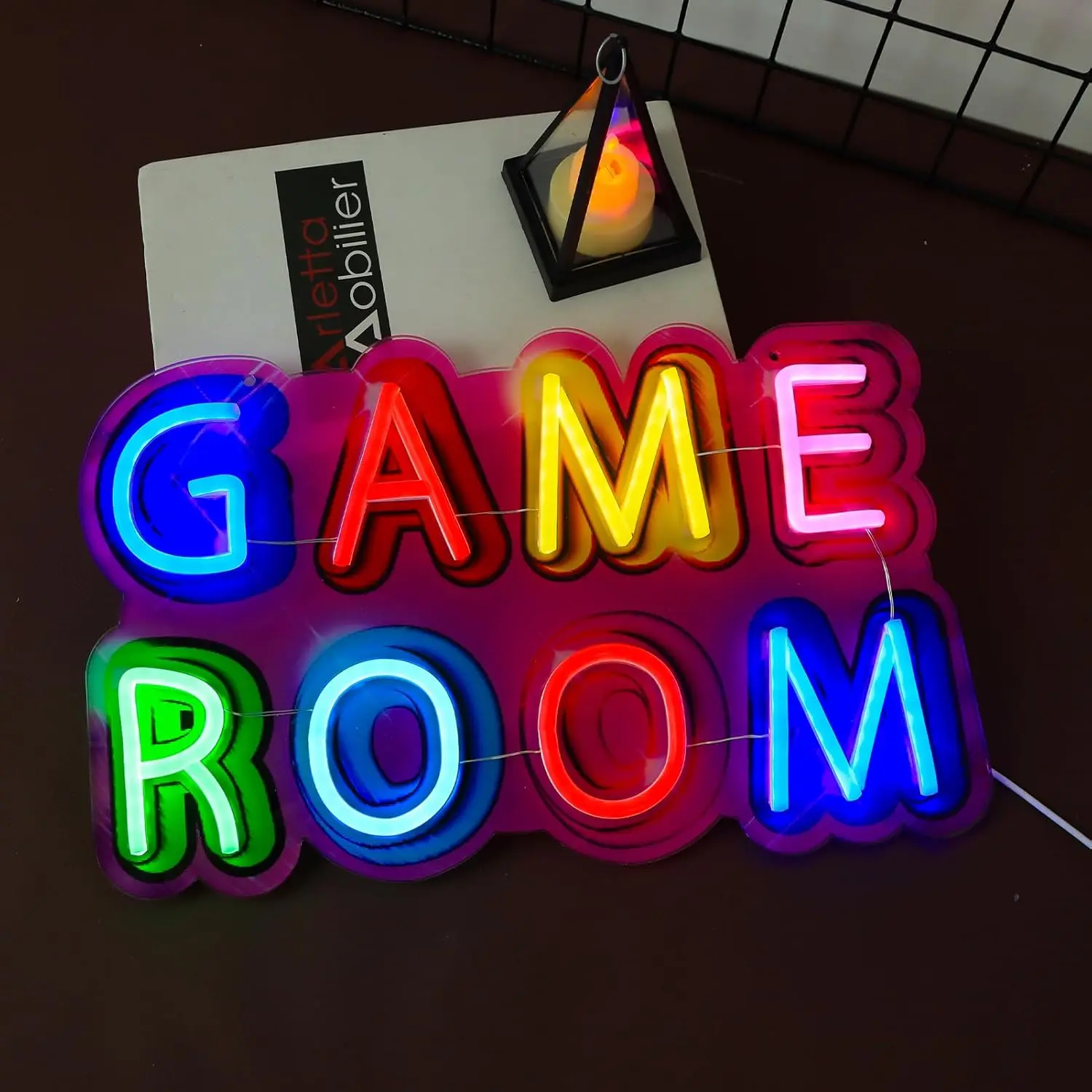 Неоновая вывеска для игровой комнаты, USB светодиодный светильник с регулируемой яркостью для интернет-кафе, бара, игровой комнаты, спальни, украшение personnalisé, подарок, ночник
Неоновая вывеска для игровой комнаты, USB светодиодный светильник с регулируемой яркостью для интернет-кафе, бара, игровой комнаты, спальни, украшение personnalisé, подарок, ночник