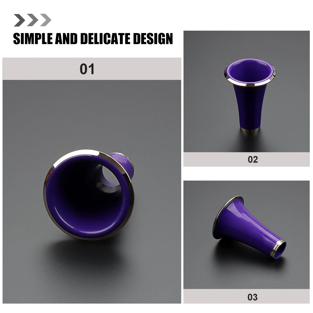 Plastic Purple Beginner Clarinet Pipe Bell For Replacement Musical Instrument Replacement Plastic Clarinet Bell Part Accessories
Plastic Purple Beginner Clarinet Pipe Bell For Replacement Musical Instrument Replacement Plastic Clarinet Bell Part Accessories