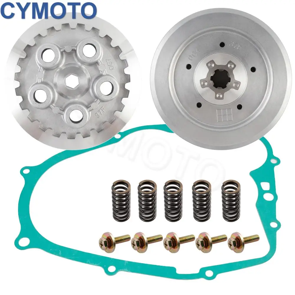 Clutch Center Inner Hub & Outer Pressure Plate & Heavy Duty Springs Gasket Kit For Yamaha Blaster 200 YFS200 1988-2006
Clutch Center Inner Hub & Outer Pressure Plate & Heavy Duty Springs Gasket Kit For Yamaha Blaster 200 YFS200 1988-2006
