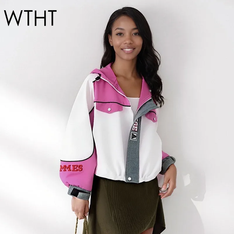 WTHT Trendy New Women's Patchwork Contrast Color Casual Jacket 2025 Autumn Fashion Lapel Long Sleeves Coat Female 1LS2573
WTHT Trendy New Women's Patchwork Contrast Color Casual Jacket 2025 Autumn Fashion Lapel Long Sleeves Coat Female 1LS2573