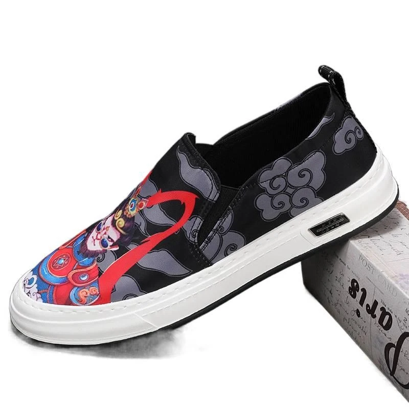 New Men's Shoes FB0819 Chinese Style Breathable Slip-On Canvas Shoes Low-Top Men's Casual Shoes
New Men's Shoes FB0819 Chinese Style Breathable Slip-On Canvas Shoes Low-Top Men's Casual Shoes