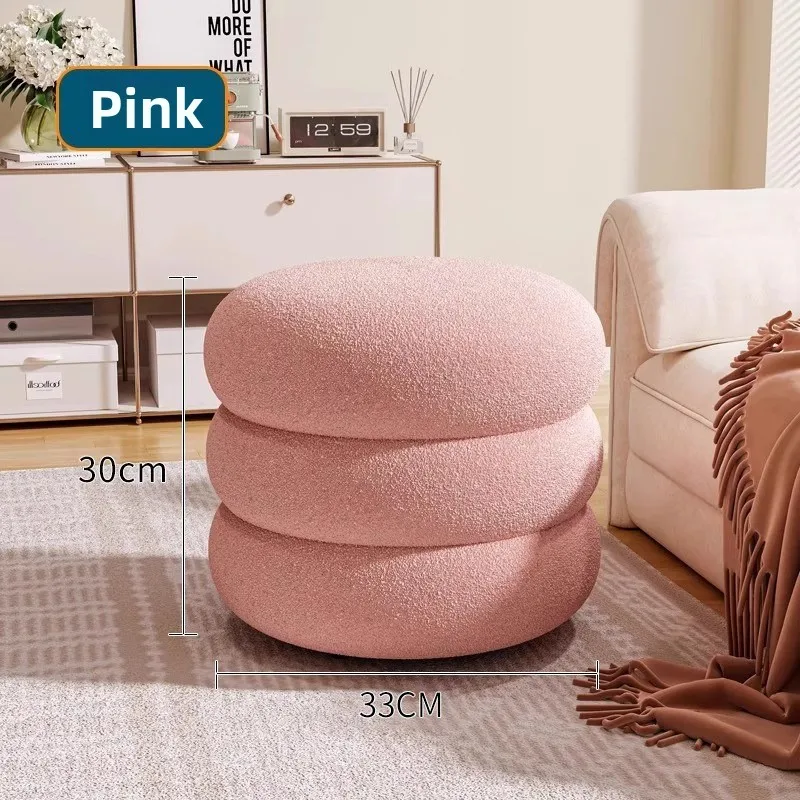 Soft Lambs Wool Footrest, Creamy Round Ottoman with Solid Wood Frame, and Non Collapsing Bench, Breathable Home Entryway Seat
Soft Lambs Wool Footrest, Creamy Round Ottoman with Solid Wood Frame, and Non Collapsing Bench, Breathable Home Entryway Seat