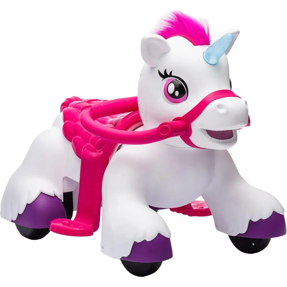 Battery Powered 12V Ride-On Pony for Kids, Interactive Electric Toy with Carrot, Comb, Sounds, Lights, Suitable for Ages 1.5-3,
Battery Powered 12V Ride-On Pony for Kids, Interactive Electric Toy with Carrot, Comb, Sounds, Lights, Suitable for Ages 1.5-3,