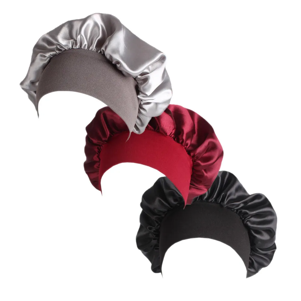 3pcs 32X32Cm Satin Hair Bonnet For Women Wide Band Elastic Sleep Cap Lightweight Durable Chemo Bathing Cap
3pcs 32X32Cm Satin Hair Bonnet For Women Wide Band Elastic Sleep Cap Lightweight Durable Chemo Bathing Cap