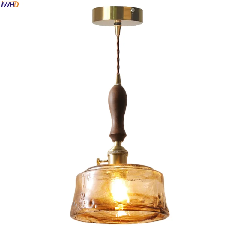 IWHD Japan Vintage LED Hanging Lamps Bedroom Dining Room Bar Cafe Interior Lighting Amber Copper Glass Pendant Light Hanglampen
IWHD Japan Vintage LED Hanging Lamps Bedroom Dining Room Bar Cafe Interior Lighting Amber Copper Glass Pendant Light Hanglampen