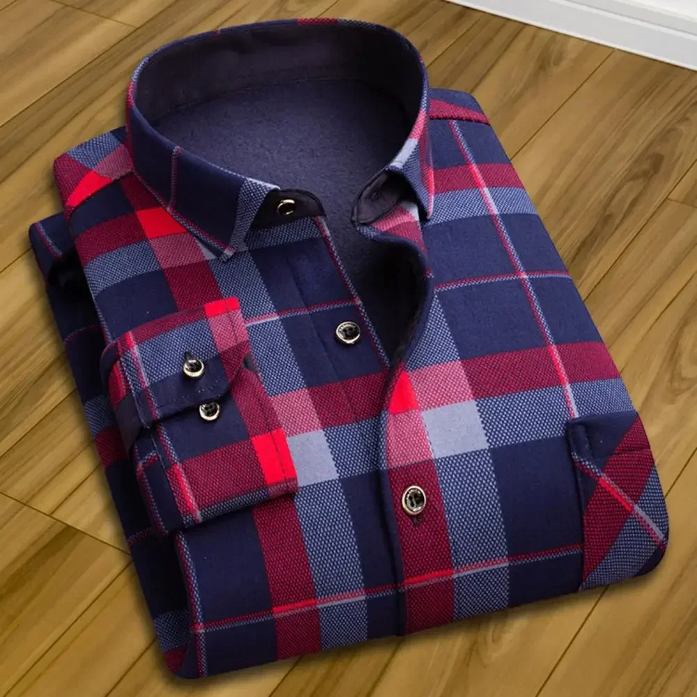 2023 Autumn and Winter New Fashion Plus Fleece Long-Sleeved Plaid Shirt Men's Casual Loose Comfortable Warm High-Quality Shirt
2023 Autumn and Winter New Fashion Plus Fleece Long-Sleeved Plaid Shirt Men's Casual Loose Comfortable Warm High-Quality Shirt