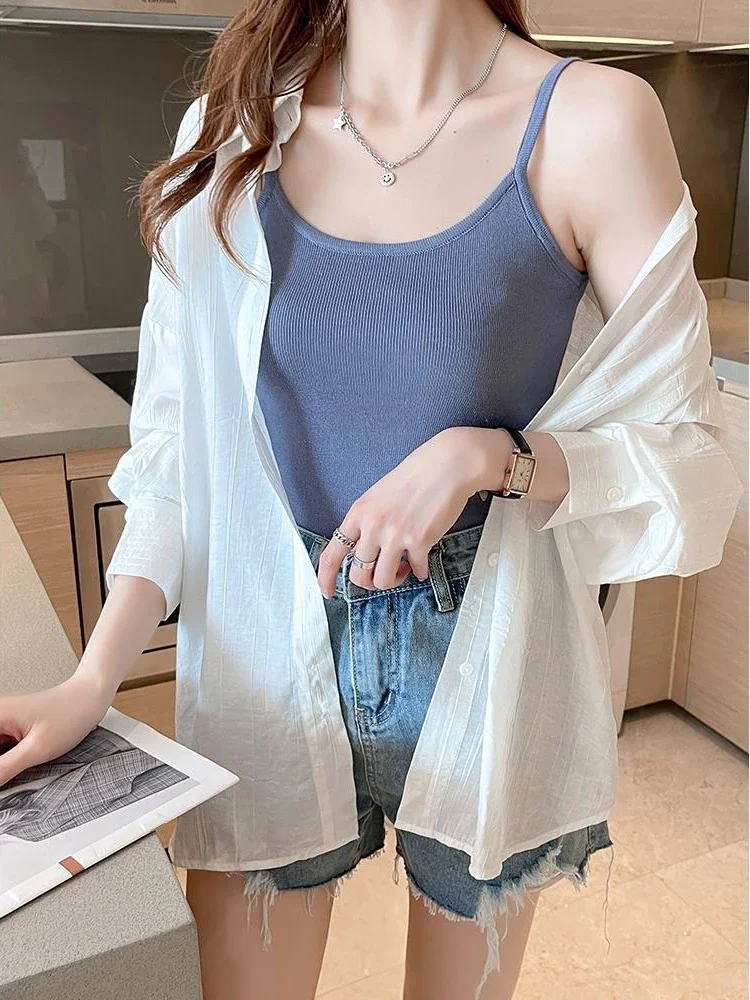 Thin Style V Neck Women's Shirt and Blouse Loose Female Tops Simple Cheap Stylish Modern Long Sale of Luxury Designer Aesthetic
Thin Style V Neck Women's Shirt and Blouse Loose Female Tops Simple Cheap Stylish Modern Long Sale of Luxury Designer Aesthetic