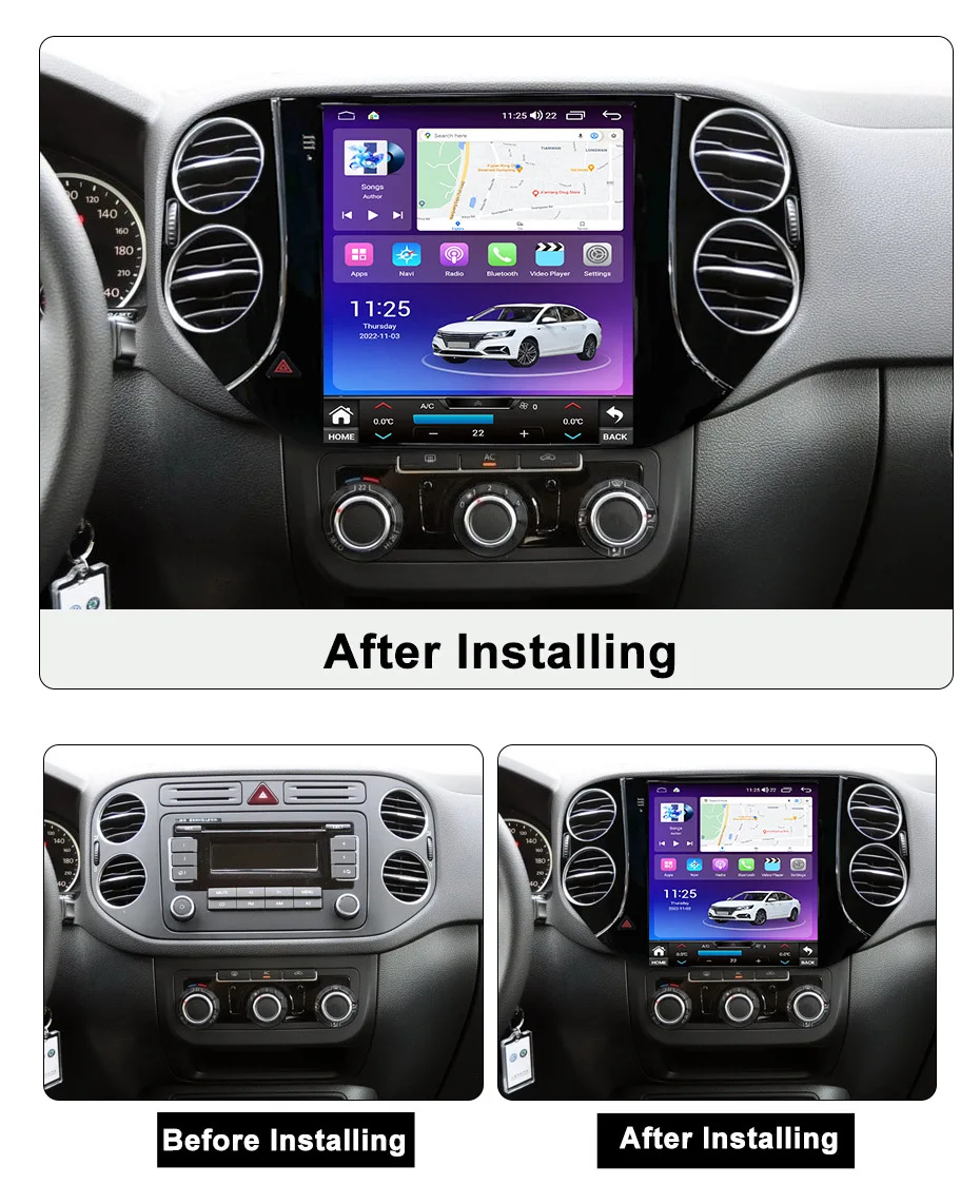 Android For Volkswagen VW Tiguan 2010 - 2016 Car Radio Auto GPS Navigation Multimedia Player Audio Stereo DSP Carplay Wifi 2 Din
Android For Volkswagen VW Tiguan 2010 - 2016 Car Radio Auto GPS Navigation Multimedia Player Audio Stereo DSP Carplay Wifi 2 Din