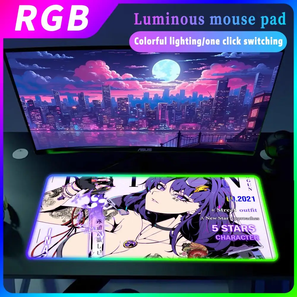 RGB HD Print 100x50cm Keyboard Pads Gaming Desk Mat Rubber Pad Jinx Mats Gaming PC Gamer Anti-Slip mats Anime Girls Mouse Pad
RGB HD Print 100x50cm Keyboard Pads Gaming Desk Mat Rubber Pad Jinx Mats Gaming PC Gamer Anti-Slip mats Anime Girls Mouse Pad