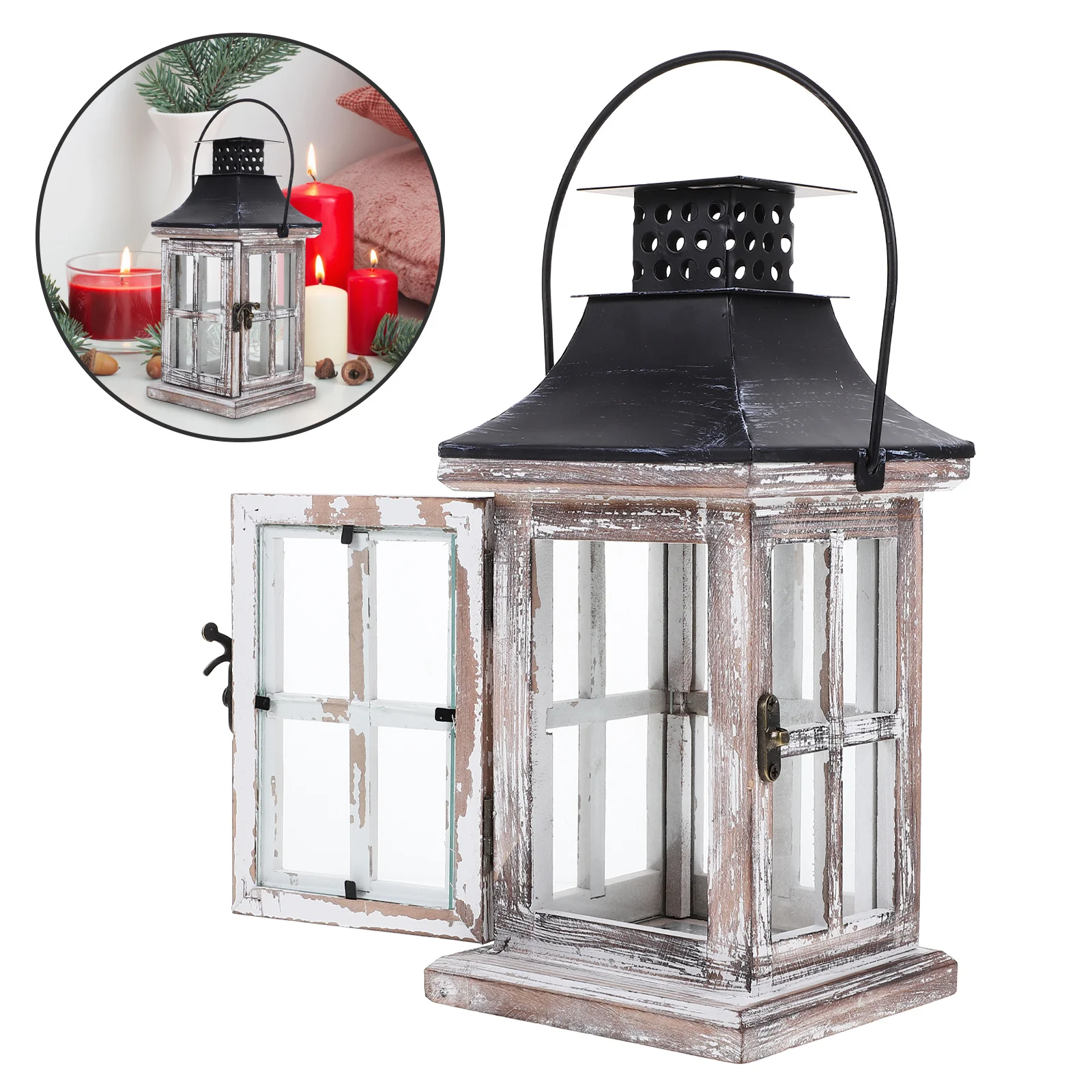 Rustic Vintage Wooden Lantern Holder Sturdy Romantic Wedding Decoration Indoor Outdoor Table Stand
Rustic Vintage Wooden Lantern Holder Sturdy Romantic Wedding Decoration Indoor Outdoor Table Stand