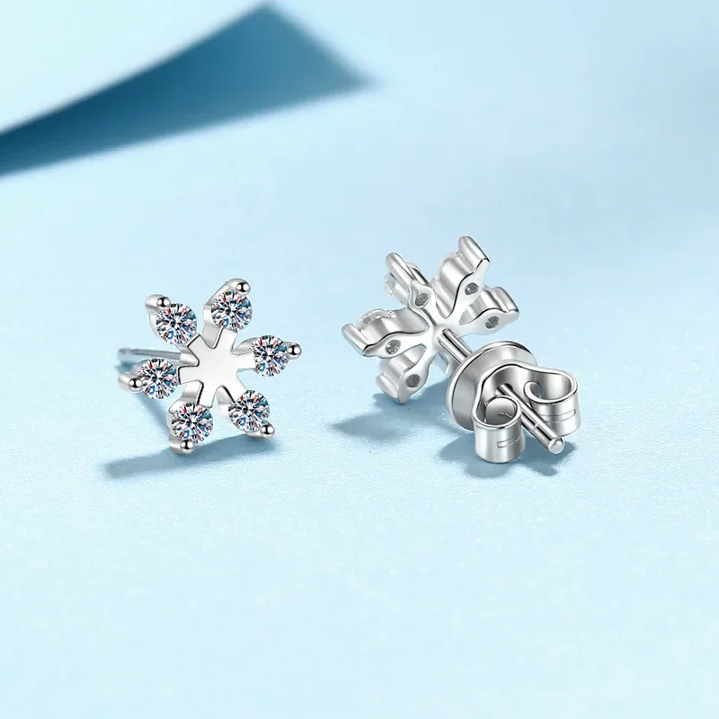 Fashion 0.36ct Moissanite Snowflake Stud Earrings Women Jewelry, Platinum Pt950 Ice Earrings for Girlfriend Gift Wedding Diamond
Fashion 0.36ct Moissanite Snowflake Stud Earrings Women Jewelry, Platinum Pt950 Ice Earrings for Girlfriend Gift Wedding Diamond