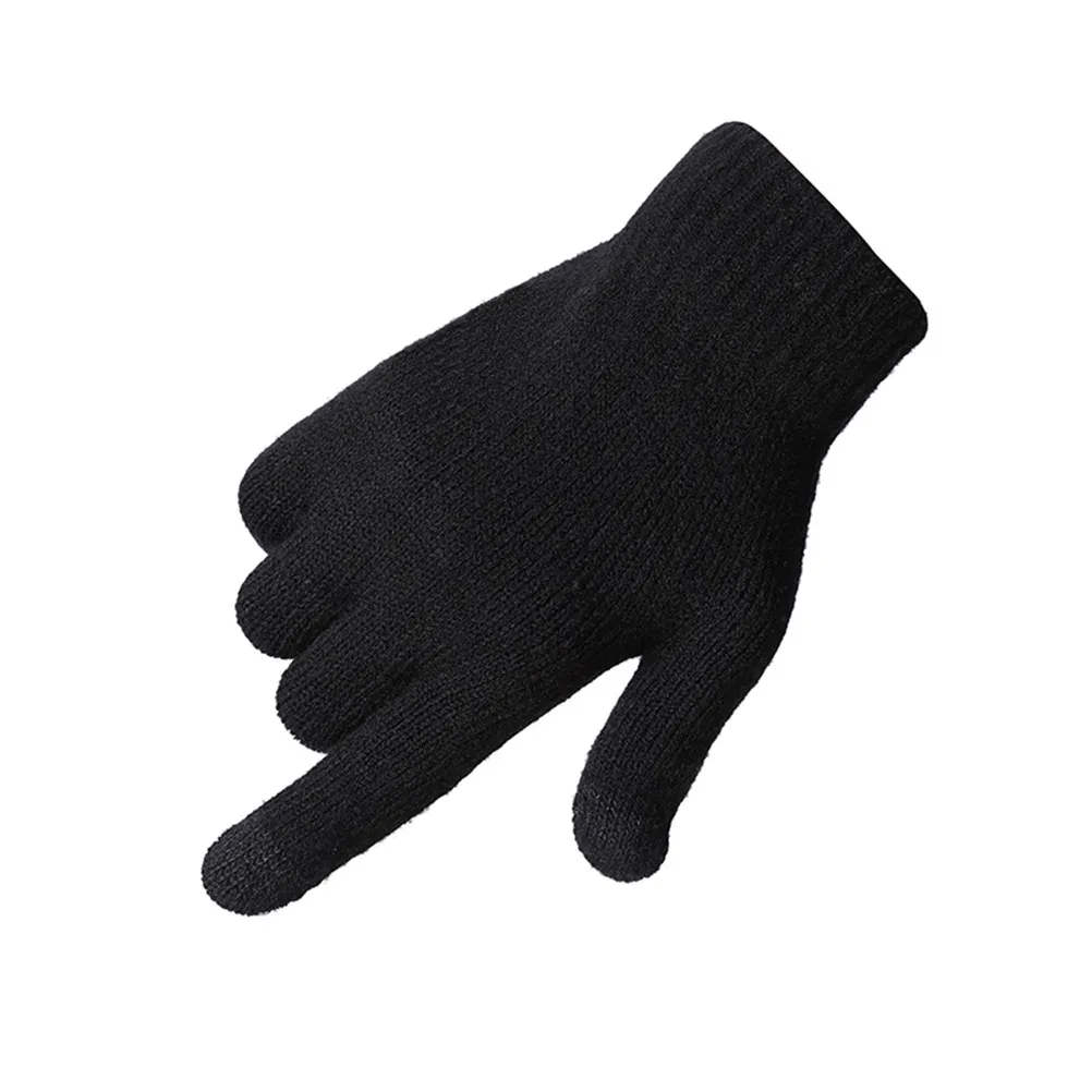 Warm Men Knitted Gloves with Touch Screen Fingertips Anti-Slip Windproof Design for Winter Outdoor Activities G1971 Black
Warm Men Knitted Gloves with Touch Screen Fingertips Anti-Slip Windproof Design for Winter Outdoor Activities G1971 Black