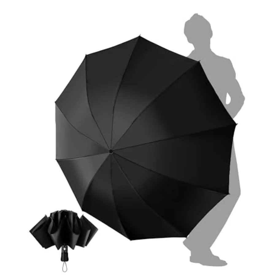 Travel Compact Umbrella Windproof - Portable Automatic Umbrellas for Rain, Inverted Folding Umbrella for Men and Women
Travel Compact Umbrella Windproof - Portable Automatic Umbrellas for Rain, Inverted Folding Umbrella for Men and Women