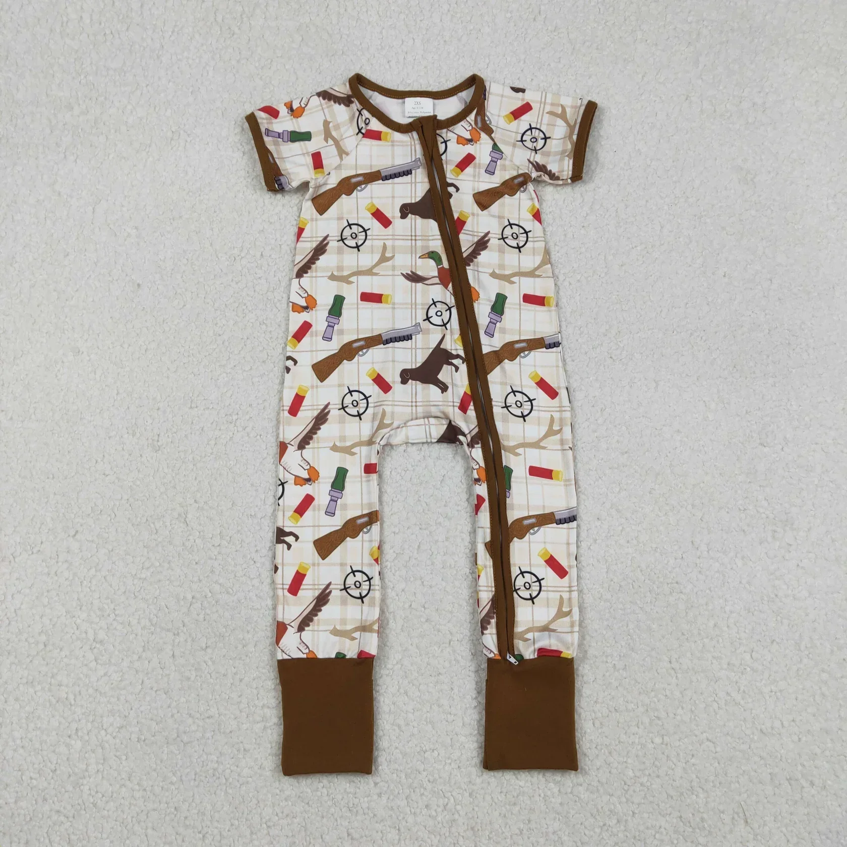 Wholesale Children Boys Clothing Baby Boy Brown Plaid Coverall Newborn Infant Summer Bodysuit Kids Toddler Dogs Ducks Romper
Wholesale Children Boys Clothing Baby Boy Brown Plaid Coverall Newborn Infant Summer Bodysuit Kids Toddler Dogs Ducks Romper