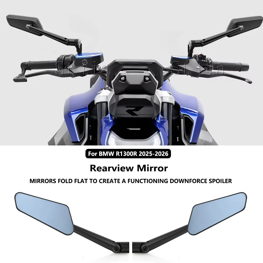 For BMW R1300R R 1300R 2025 R1300 R New Motorcycle Aluminum Stealth Winglets Rear View Mirrors 2026 Rearview Mirror Fit