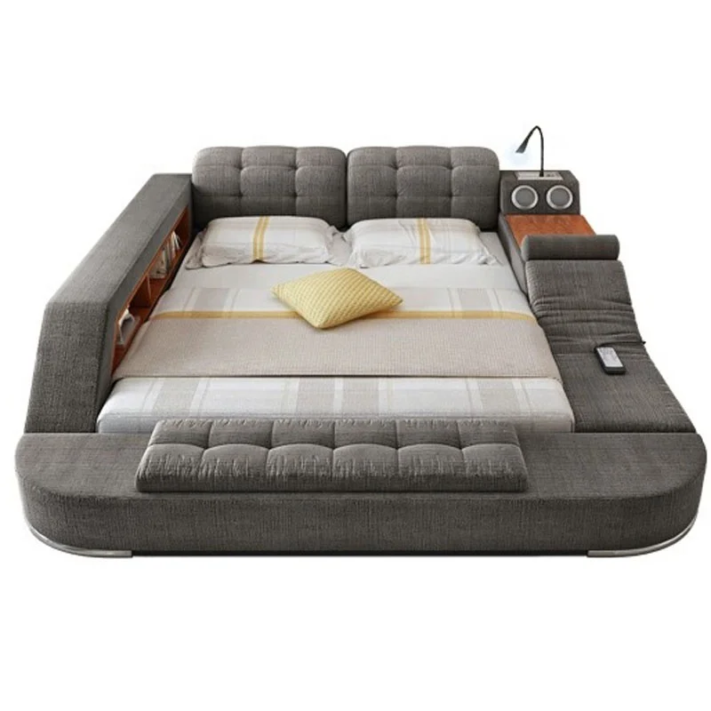 Fabric Bed With Massage/audio/monitor For Bedroom Tatami Smart Bed On Sale
Fabric Bed With Massage/audio/monitor For Bedroom Tatami Smart Bed On Sale