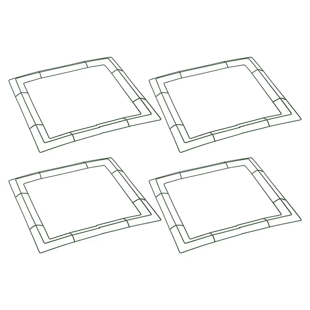 4Pcs Iron Wreath Frame Square Metal Wire Hoop for DIY Floral Arrangements Holiday Wedding Party Decorations Home Decor
4Pcs Iron Wreath Frame Square Metal Wire Hoop for DIY Floral Arrangements Holiday Wedding Party Decorations Home Decor