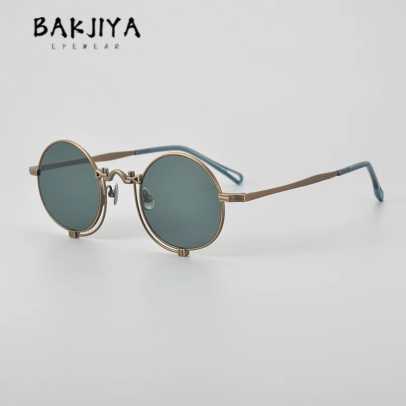 Vintage Steampunk Round Pure Titanium Eyeglass Frames Polarized Sunglasses Trend Classic Men's Driving Fishing UV Sun Glasses
Vintage Steampunk Round Pure Titanium Eyeglass Frames Polarized Sunglasses Trend Classic Men's Driving Fishing UV Sun Glasses