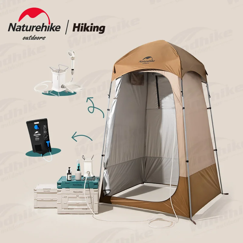 Naturehike Camping Single Shower Tent 1 Person Portable Ultralight Outdoor Travel Changing Room Can Hook 20L Water Bag Toilet
Naturehike Camping Single Shower Tent 1 Person Portable Ultralight Outdoor Travel Changing Room Can Hook 20L Water Bag Toilet