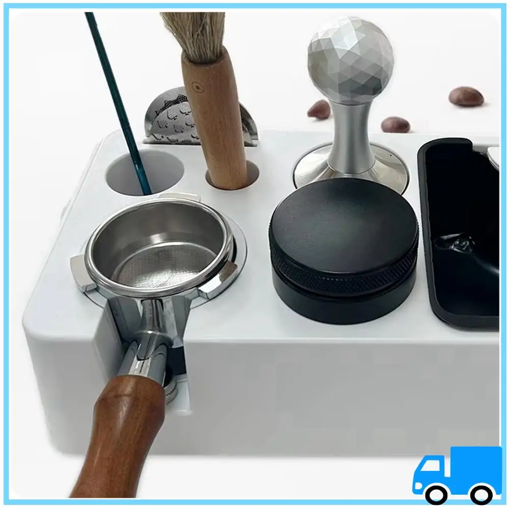 Latest ABS Multi-Function Coffee Tamper Stand Handle Holder Hammer Cloth Powder Dispenser Storage For 51/58Mm Portafilter
Latest ABS Multi-Function Coffee Tamper Stand Handle Holder Hammer Cloth Powder Dispenser Storage For 51/58Mm Portafilter