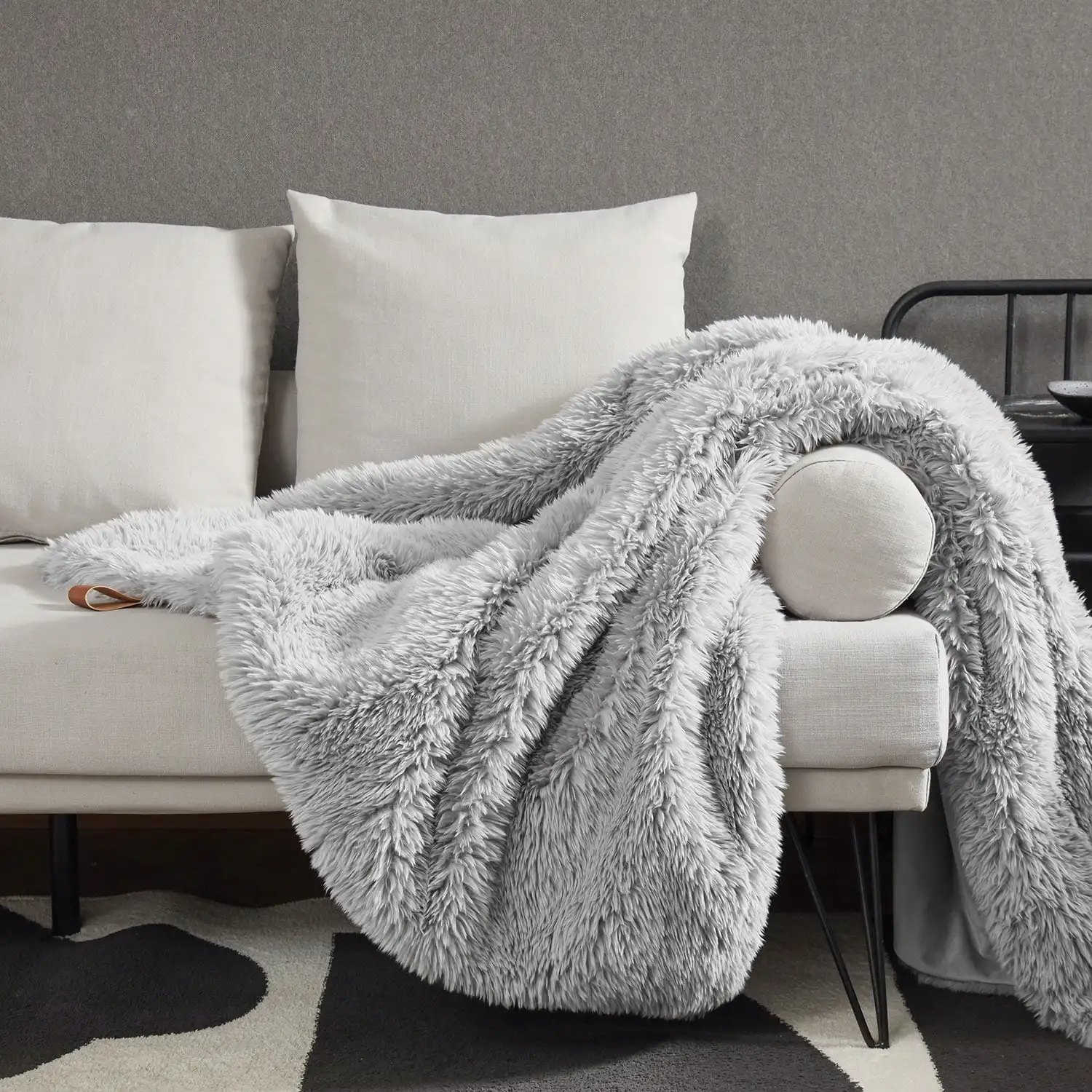 Alpaca Fleece Blanket Soft Plush Throw Blanket for Couch, Bed, 50x 60, Light Gray, 1 Pack
Alpaca Fleece Blanket Soft Plush Throw Blanket for Couch, Bed, 50x 60, Light Gray, 1 Pack