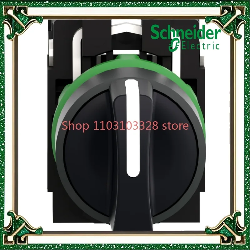 Original XB5AD33 XB5AD33C = ZB5AZ103C + ZB5AD3C Selector switch, plastic, black, Ø22, 3 positions, stay put, 2 NO
Original XB5AD33 XB5AD33C = ZB5AZ103C + ZB5AD3C Selector switch, plastic, black, Ø22, 3 positions, stay put, 2 NO