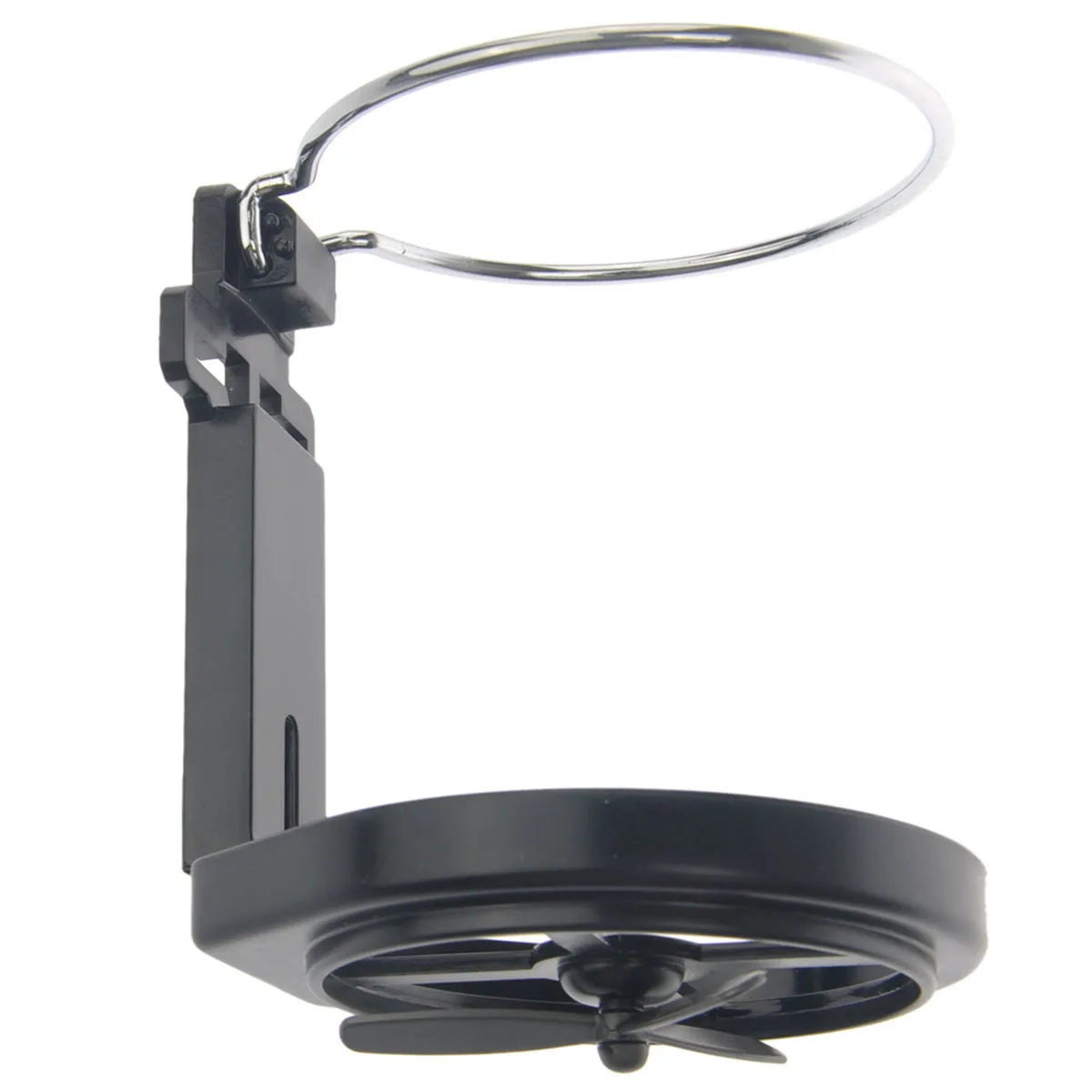 Folding Car Air Vent Cup Holder Black 11Cm Height 9Cm Diameter Durable Plastic Steel Wire 2 Spring Clips 7.2Cm Max Bottle 
Folding Car Air Vent Cup Holder Black 11Cm Height 9Cm Diameter Durable Plastic Steel Wire 2 Spring Clips 7.2Cm Max Bottle