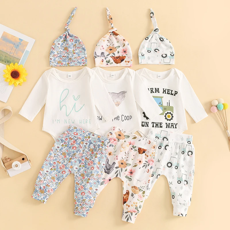 2024-04-03 Lioraitiin Baby Boys Spring Outfits Letter Truck Print Crew Neck Long Sleeve Rompers Long Pants Hat 3Pcs Clothes Set
2024-04-03 Lioraitiin Baby Boys Spring Outfits Letter Truck Print Crew Neck Long Sleeve Rompers Long Pants Hat 3Pcs Clothes Set
