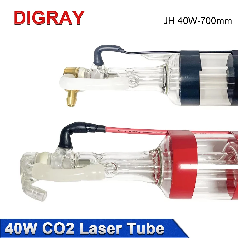 DIGRAY JH 40W Co2 Laser Tube Diameter 50mm Length 700mm Suitable for Engraving and Cutting Machine
DIGRAY JH 40W Co2 Laser Tube Diameter 50mm Length 700mm Suitable for Engraving and Cutting Machine