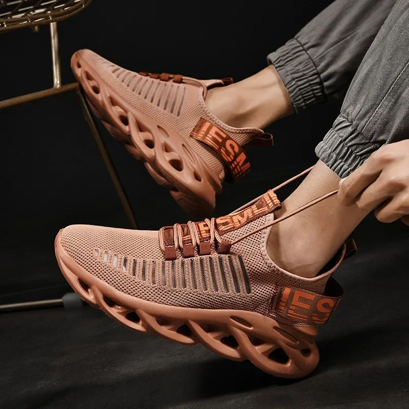 Spring Knitted Sports Shoes Men Women's Live Broadcast Sword Thick Bottom Net Face Shoes Couple Running Shoes Sandalias De Mujer
Spring Knitted Sports Shoes Men Women's Live Broadcast Sword Thick Bottom Net Face Shoes Couple Running Shoes Sandalias De Mujer