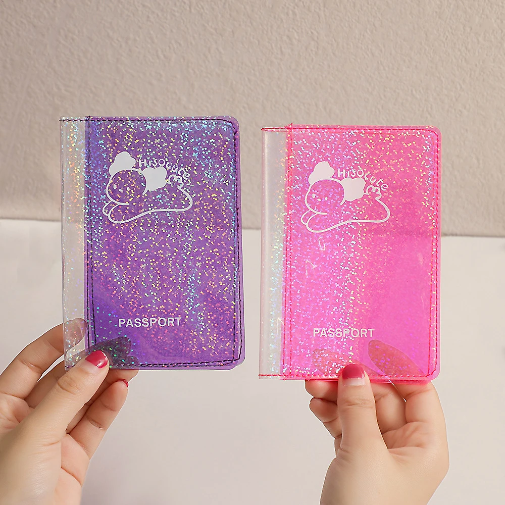 Cartoon Transparent Starlight Passport Holder Women Travel Ticket ID Credit Card Holder Translucent Color Laser Passport Cover
Cartoon Transparent Starlight Passport Holder Women Travel Ticket ID Credit Card Holder Translucent Color Laser Passport Cover