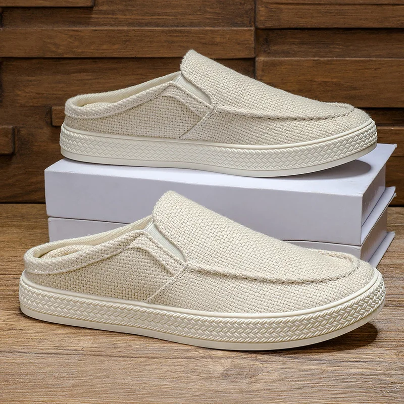 Summer Retro One-pedal Men's Shoes Lightweight Bag Head Men's Slippers Outdoor Men's Sneakers and Casual Shoes Tenis Masculino
Summer Retro One-pedal Men's Shoes Lightweight Bag Head Men's Slippers Outdoor Men's Sneakers and Casual Shoes Tenis Masculino