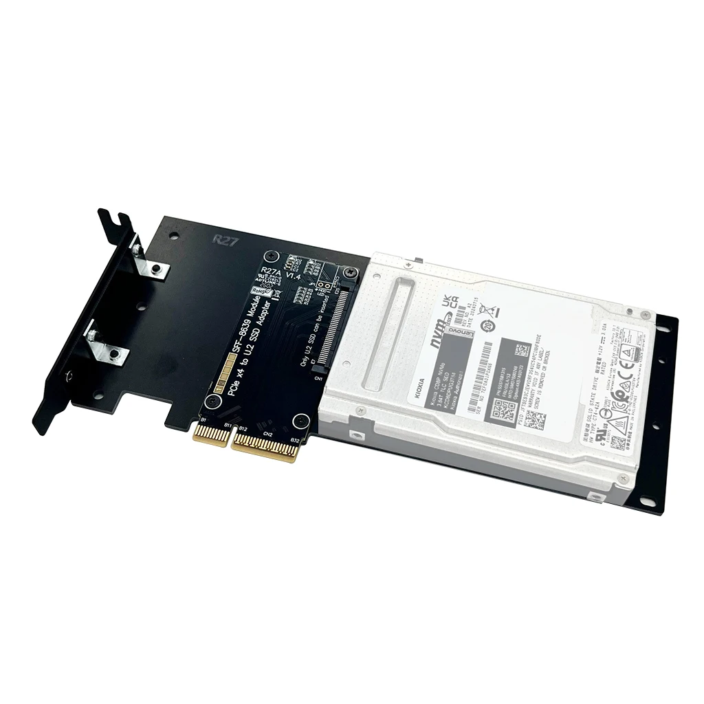 128Gbps PCIe 4.0 5.0 x4 to U.2 U.3 E1.S E3.S Half Height Adapter Card Low Profile SSD Converter PCIe5.0 x4 Gen5 Expansion Card
128Gbps PCIe 4.0 5.0 x4 to U.2 U.3 E1.S E3.S Half Height Adapter Card Low Profile SSD Converter PCIe5.0 x4 Gen5 Expansion Card