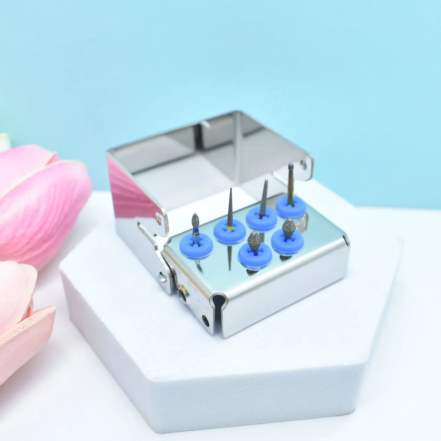 Dental Disinfection Holder Box Autoclave Sterilizer Burs Case For Oral Care Tools Stainless Steel Metal Box Holder
Dental Disinfection Holder Box Autoclave Sterilizer Burs Case For Oral Care Tools Stainless Steel Metal Box Holder