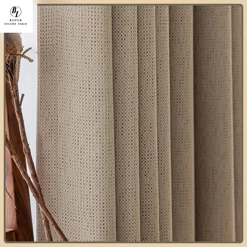 Japanese-style Blackout Solid Color Curtains for Iving Dining Room Bedroom High-end Feeling Antique Custom New Window Room Decor
Japanese-style Blackout Solid Color Curtains for Iving Dining Room Bedroom High-end Feeling Antique Custom New Window Room Decor