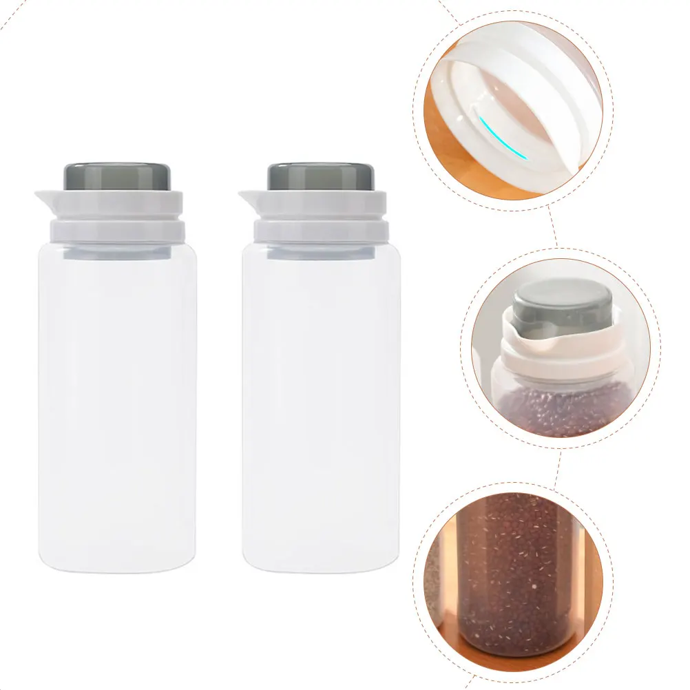 2pcs Airtight Food Containers Premium Material Organizers Large Capacity Transparent Grain Holders With Clear Scale Threaded
2pcs Airtight Food Containers Premium Material Organizers Large Capacity Transparent Grain Holders With Clear Scale Threaded