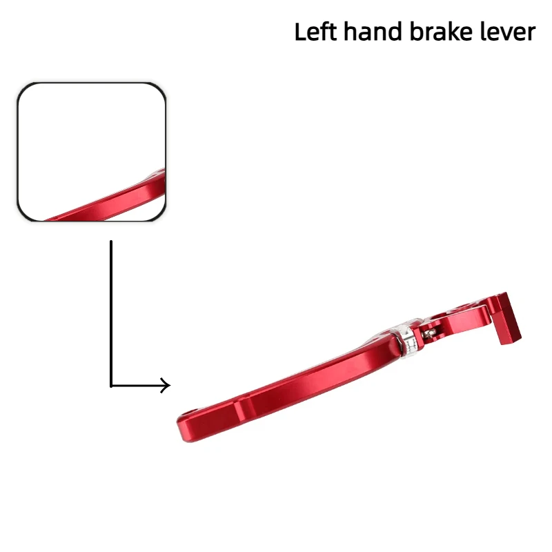 Left brake lever disc brake lever oil brake lever suitable for electric scooter modification accessories
Left brake lever disc brake lever oil brake lever suitable for electric scooter modification accessories