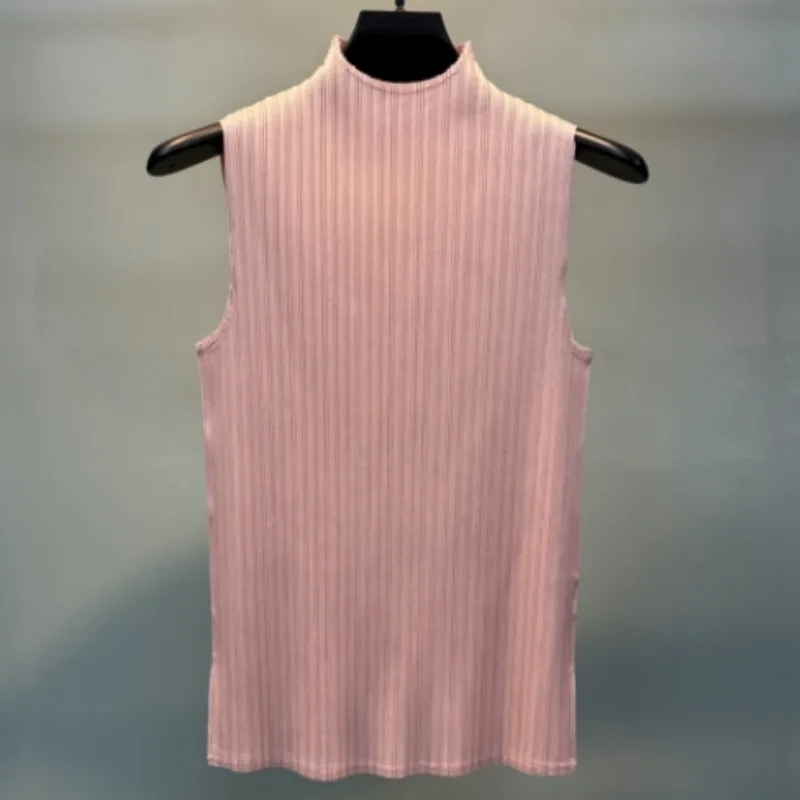 Жилет Miyake Simple Pleated, летняя новинка 2026, модный топ без рукавов с полувысоким воротником, женская легкая эластичная драпированная футболка
Жилет Miyake Simple Pleated, летняя новинка 2026, модный топ без рукавов с полувысоким воротником, женская легкая эластичная драпированная футболка