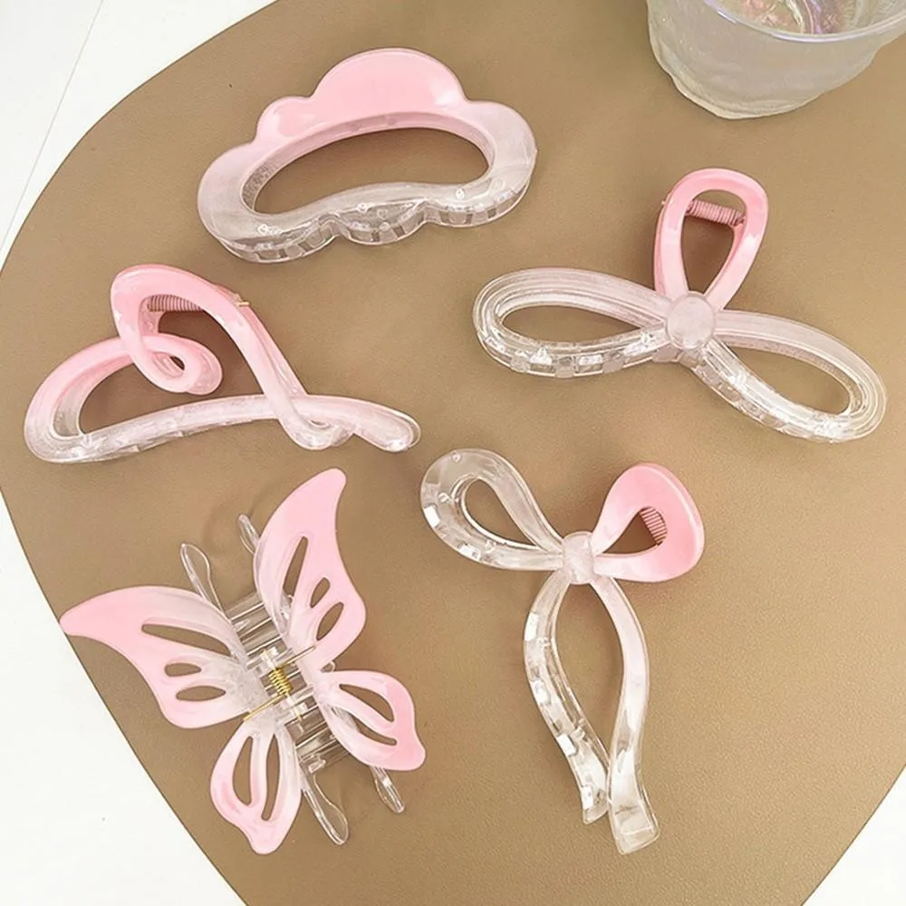 Gradient Pink Bow Butterfly Hair Clip for Women Sweet Fairy Hairpin Back of Head Bowknot Hair Claw Clip Girl's Hair Accessories
Gradient Pink Bow Butterfly Hair Clip for Women Sweet Fairy Hairpin Back of Head Bowknot Hair Claw Clip Girl's Hair Accessories