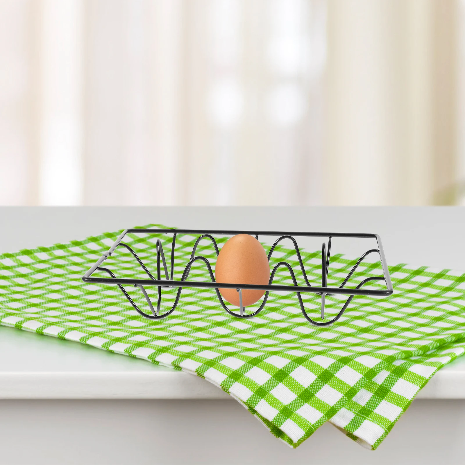 Heavy Duty Metal Egg Holder for Refrigerator Large Capacity Non Deformable Egg Storage Stand for Home Kitchen Organization
Heavy Duty Metal Egg Holder for Refrigerator Large Capacity Non Deformable Egg Storage Stand for Home Kitchen Organization