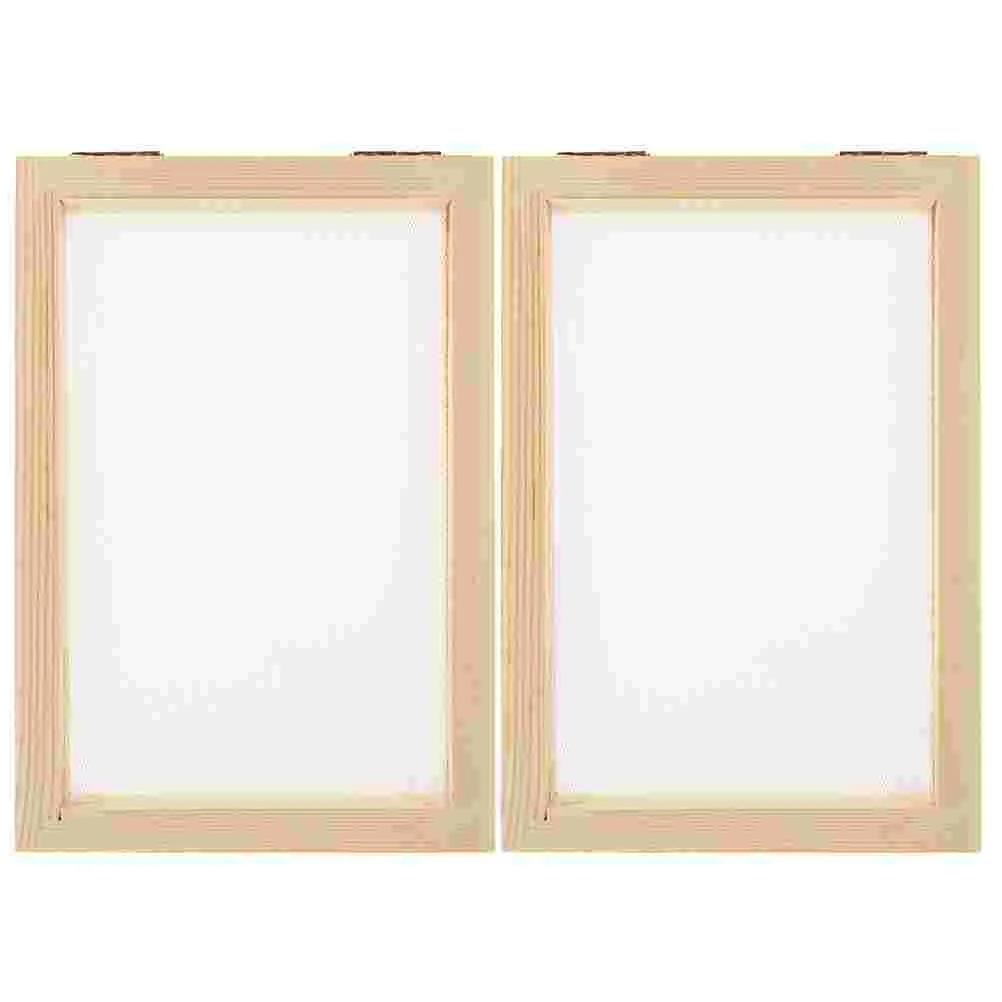 2 Pcs Paper Frame Making Kit Wooden Screen Handmade Edger Handicraft DIY for Kids Tool
2 Pcs Paper Frame Making Kit Wooden Screen Handmade Edger Handicraft DIY for Kids Tool