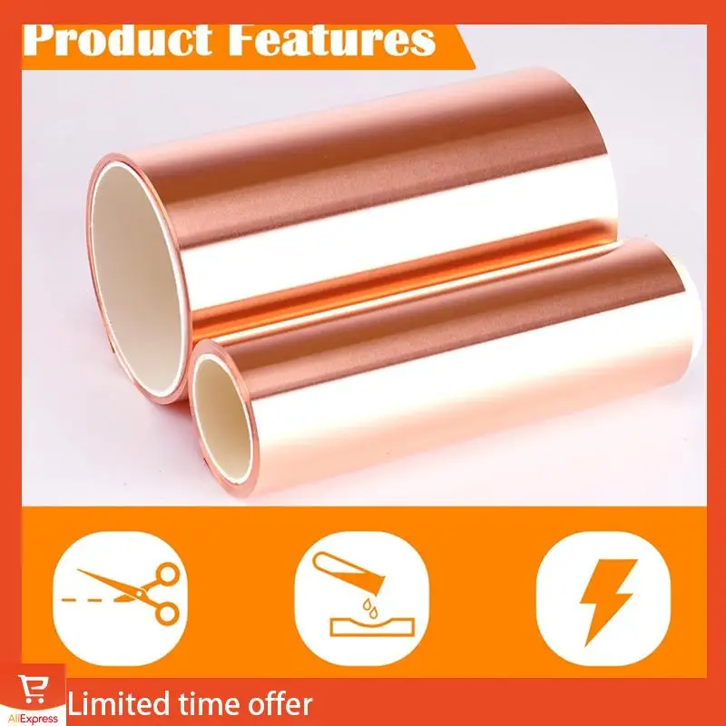 Fresh Copper Foil Sheet Roll, 6In X 10Ft Copper Sheet, 0.1Mm Copper Flashing For House Repair & DIY Projects
Fresh Copper Foil Sheet Roll, 6In X 10Ft Copper Sheet, 0.1Mm Copper Flashing For House Repair & DIY Projects