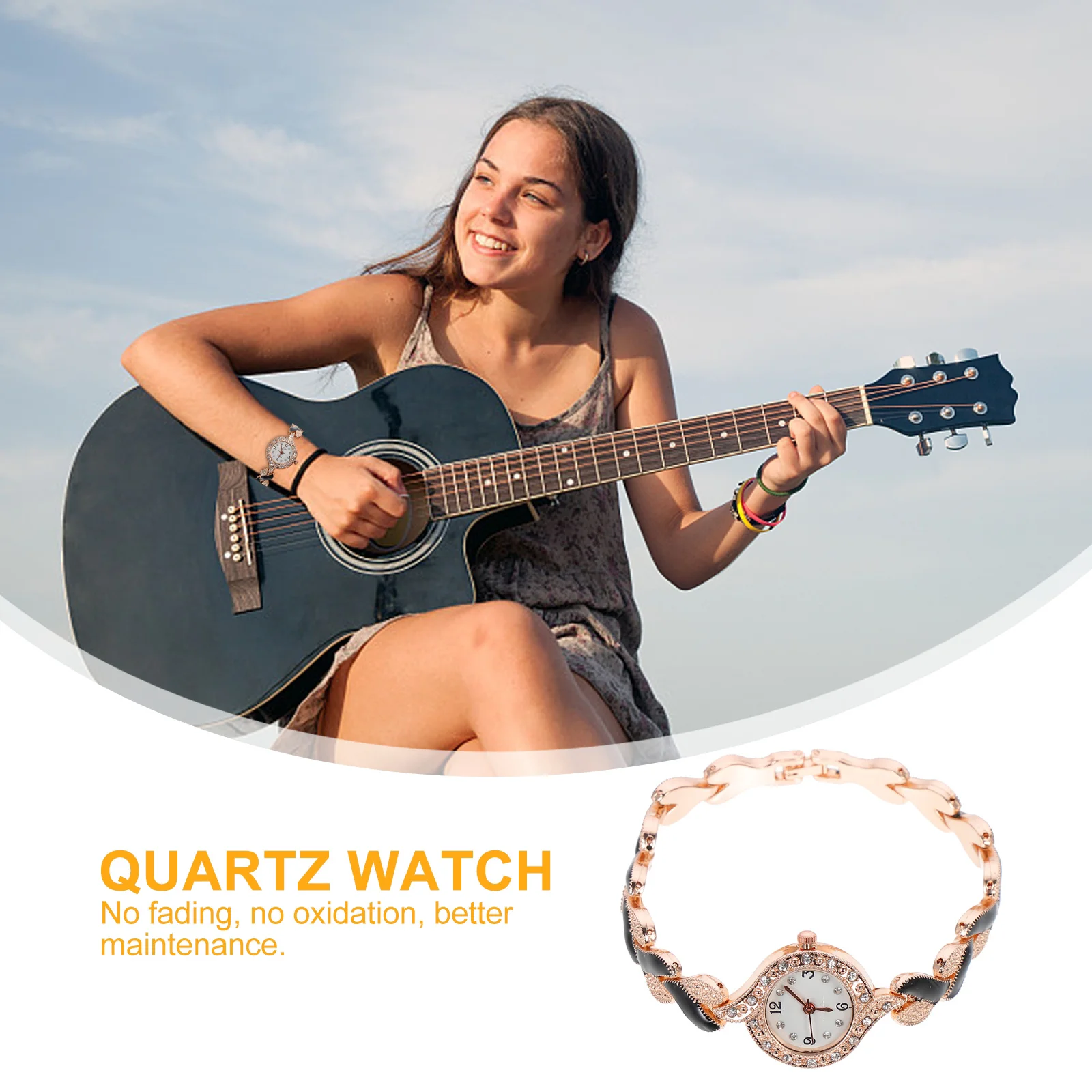 Leaf Bracelet Watch For Women Stylish Quartz Wristwatch Golden Black Lightweight Smooth Surface Daily Party Wear Fashion Women
Leaf Bracelet Watch For Women Stylish Quartz Wristwatch Golden Black Lightweight Smooth Surface Daily Party Wear Fashion Women